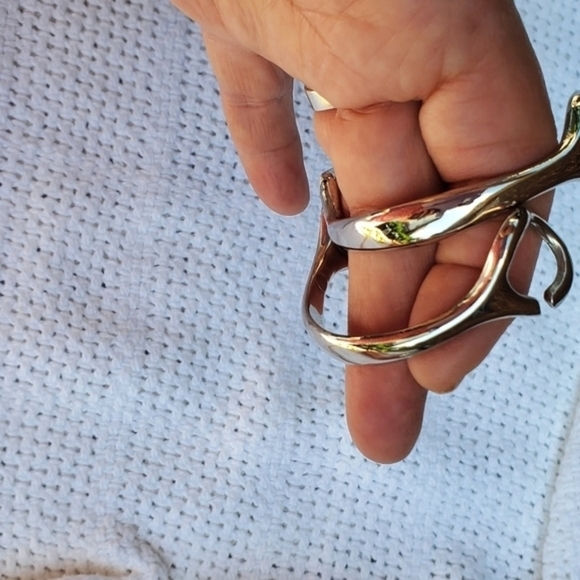 Vintage 80s Puzzle Bracelet - Picture 4 of 5